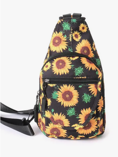 Sunflower Sling Bag - HalfMoonMusic