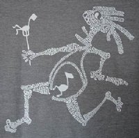 Men's Widespread Panic Note Eater Song Titles T-Shirt - HalfMoonMusic