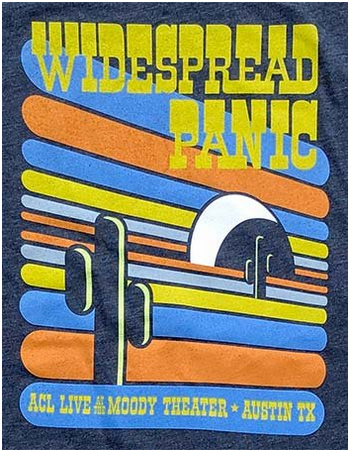 Men's Widespread Panic Austin Texas 2021 T-Shirt - HalfMoonMusic