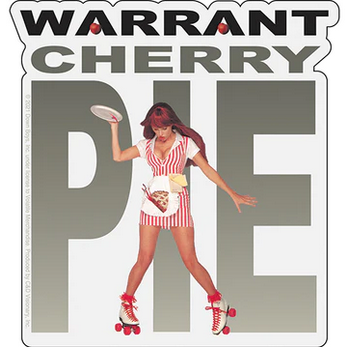 Warrant Cherry Pie Sticker - HalfMoonMusic