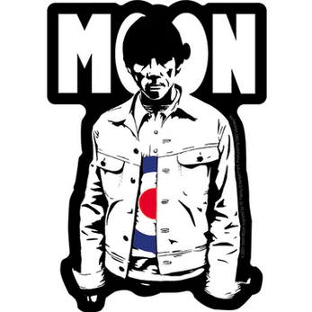 Keith Moon Silhouette Sticker - HalfMoonMusic