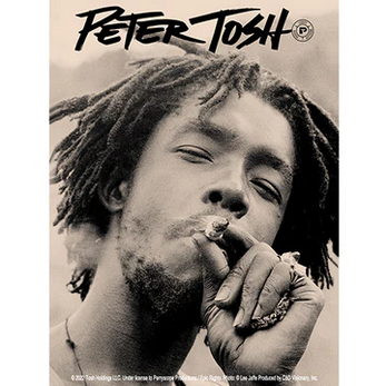 Peter Tosh Smoking Sticker - HalfMoonMusic
