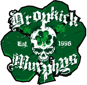 Dropkick Murphys Shamrock Skull Sticker - HalfMoonMusic