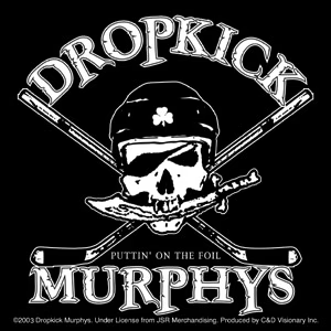 Dropkick Murphys Hockey Jolly Roger Sticker - HalfMoonMusic