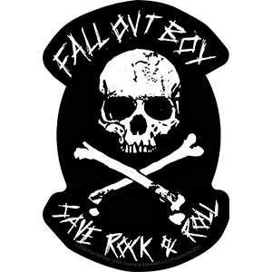 Fall Out Boy Save Rock & Roll Skull Sticker - HalfMoonMusic