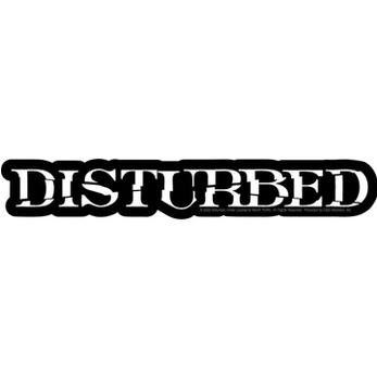Disturbed Cracked Logo Sticker - HalfMoonMusic