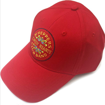 The Beatles Sgt Peppers Red Baseball Cap - HalfMoonMusic