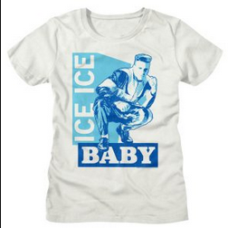 Women's Vanilla Ice - Ice Ice Baby T-Shirt - HalfMoonMusic