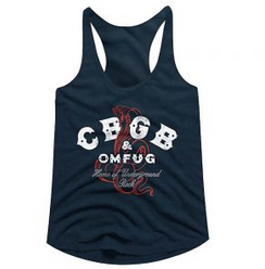 Women's CBGB Snake Racerback Tank Top - HalfMoonMusic