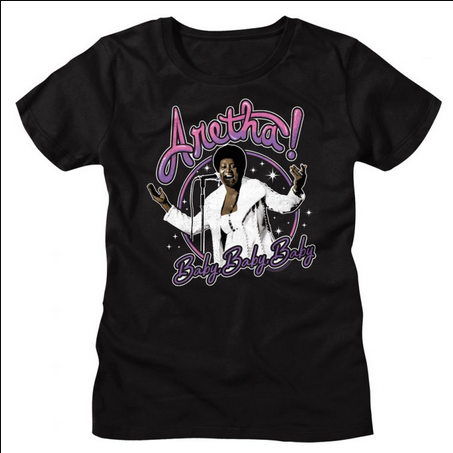 Women's Aretha Baby Baby Baby T-Shirt - HalfMoonMusic