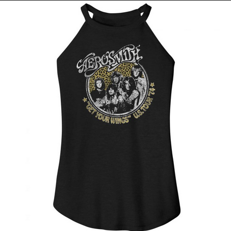 Women's Aerosmith "Get Your Wings" Rocker Tank - HalfMoonMusic