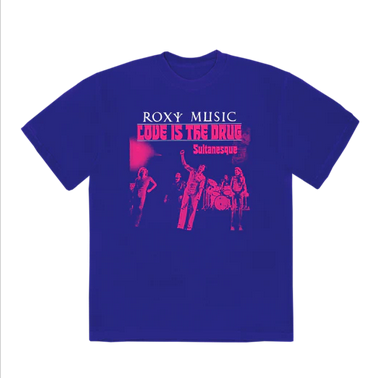 Men's Roxy Music Love Is The Drug T-Shirt - HalfMoonMusic
