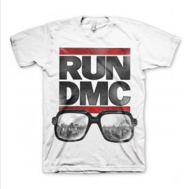 Men's Run DMC Glasses NYC T-Shirt - HalfMoonMusic