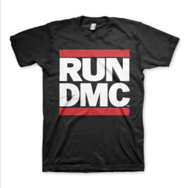 Men's Run DMC Classic Logo T-Shirt - HalfMoonMusic