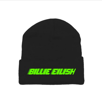 Billie Eilish Black Beanie - HalfMoonMusic