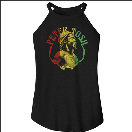Women's Peter Tosh Rasta Rasta Rocker Tank Top - HalfMoonMusic