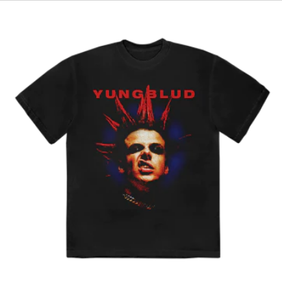 Men's YungBlud Mohawk T-Shirt - HalfMoonMusic