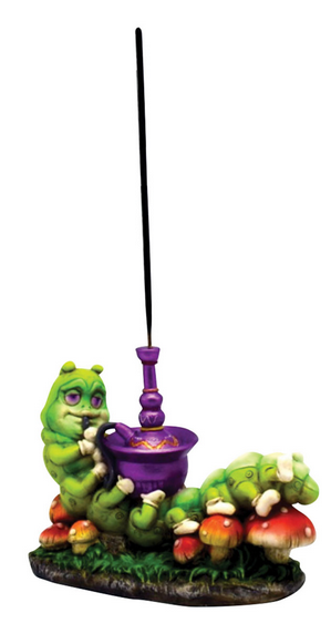 Caterpillar Standing Incense Burner - HalfMoonMusic