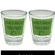 2 Pack Comedy Shot Glass Set - HalfMoonMusic