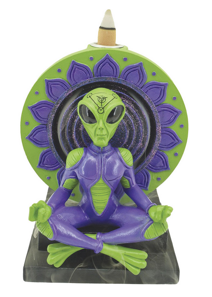 Fujima Yogi Alien Grandmaster Backflow Incense Burner - HalfMoonMusic