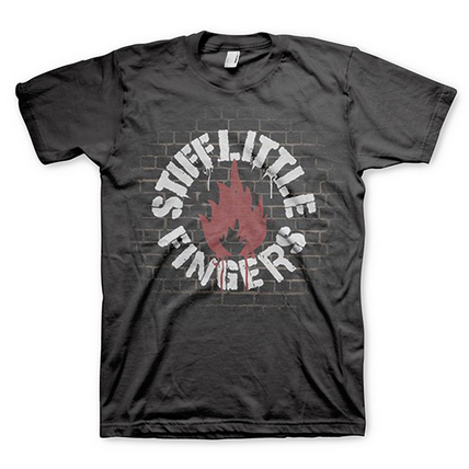 Men's Stiff Little Fingers Wall T-Shirt - HalfMoonMusic