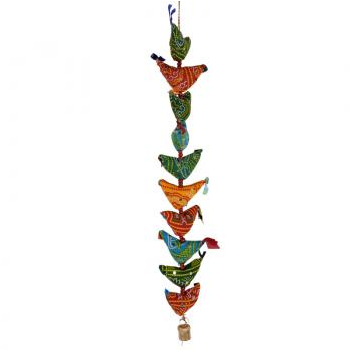 Recycled Ten Hens Garland - HalfMoonMusic