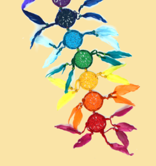 Chakra Dream Catcher - HalfMoonMusic