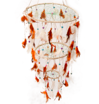 Chandelier Style Dreamcatcher - HalfMoonMusic