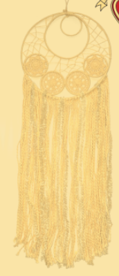 Crochet Moon Dreramcatcher - HalfMoonMusic