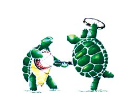 Terrapin Turtles Jammin' Window Sticker - HalfMoonMusic