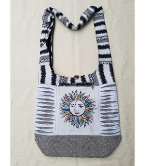 Cotton Razor Cut Sun and Moon Bag - HalfMoonMusic