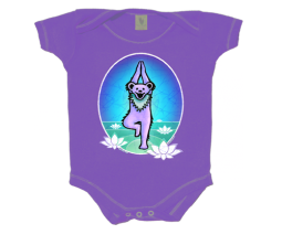 Grateful Dead Yoga Bear Onesie - HalfMoonMusic
