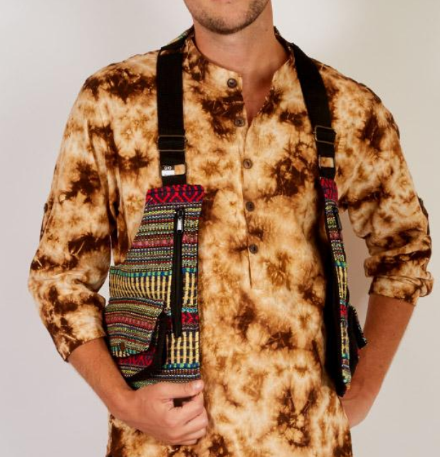 Multi-Jacquard Double-Sided Holster Harness Bag - HalfMoonMusic