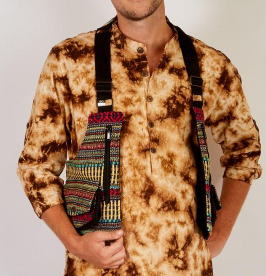 Multi-Jacquard Double-Sided Holster Harness Bag - HalfMoonMusic