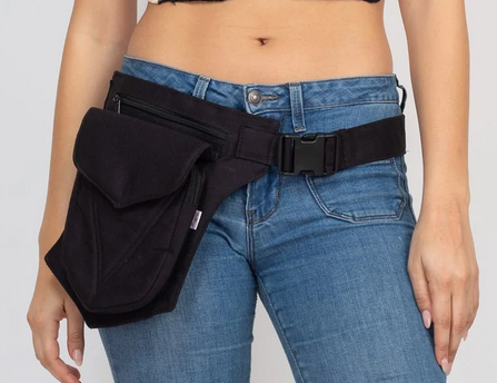 Cotton Standard Angled Playa Hip Bag - HalfMoonMusic