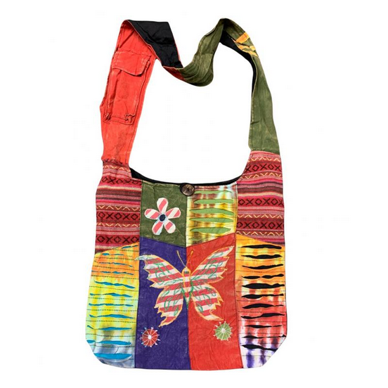 Cotton Butterfly Razor Cut Bag - HalfMoonMusic