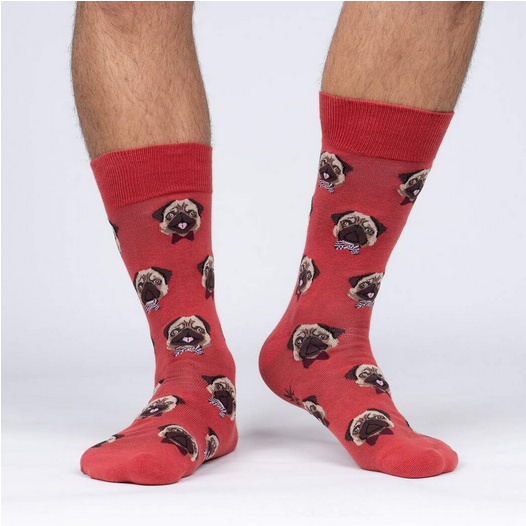 Dapper Dog Crew Socks - HalfMoonMusic