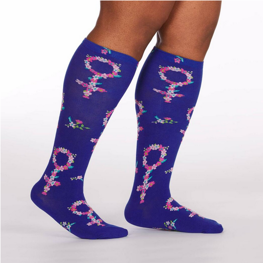 STRETCH-IT™ Femme-powerment Knee Socks - HalfMoonMusic