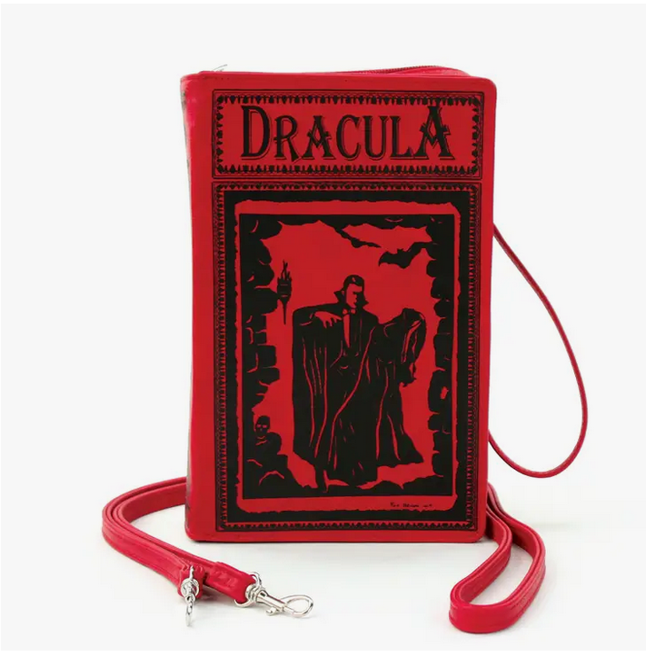 Book of Dracula Crossbody Bag/Clutch - HalfMoonMusic