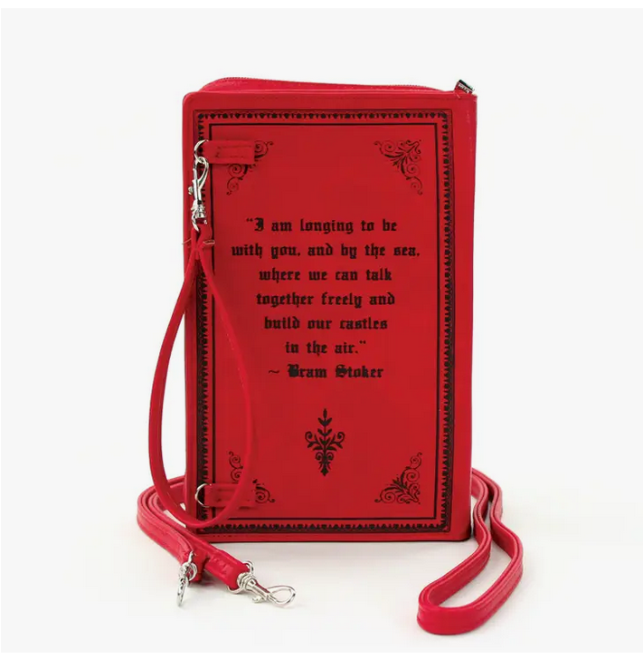 Book of Dracula Crossbody Bag/Clutch - HalfMoonMusic