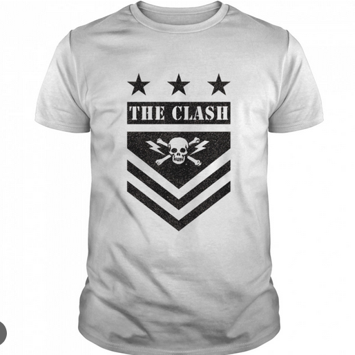 Men's The Clash Army Stripes T-Shirt - HalfMoonMusic