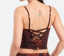 Women's Tie-Dye Crisscross Tank Top - HalfMoonMusic