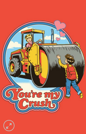 11x17 Steven Rhodes Crush Countertop Poster - HalfMoonMusic