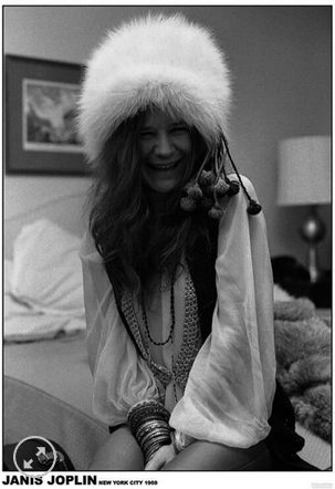 11x17 Janis Joplin Countertop Poster - HalfMoonMusic