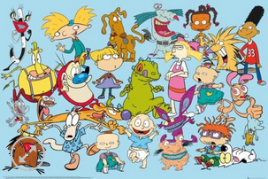 11x17 90's Nickelodeon Countertop Poster - HalfMoonMusic