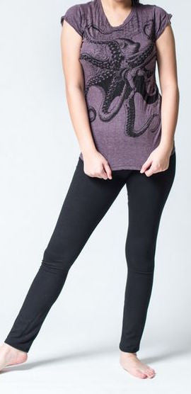 Women's Rocktapus T-Shirt - HalfMoonMusic