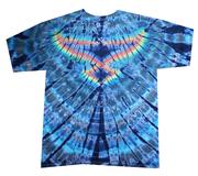 Mens Phoenix Tie-Dye T-Shirt - HalfMoonMusic