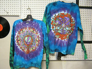 Grateful Dead Irish Spiral Bears Tie Dye Shirt