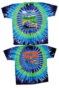 Grateful Dead Truckin' To Buffalo Mens Tie Dye T-Shirt - HalfMoonMusic
