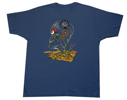 Mens Craniac Art Print T-Shirt - HalfMoonMusic